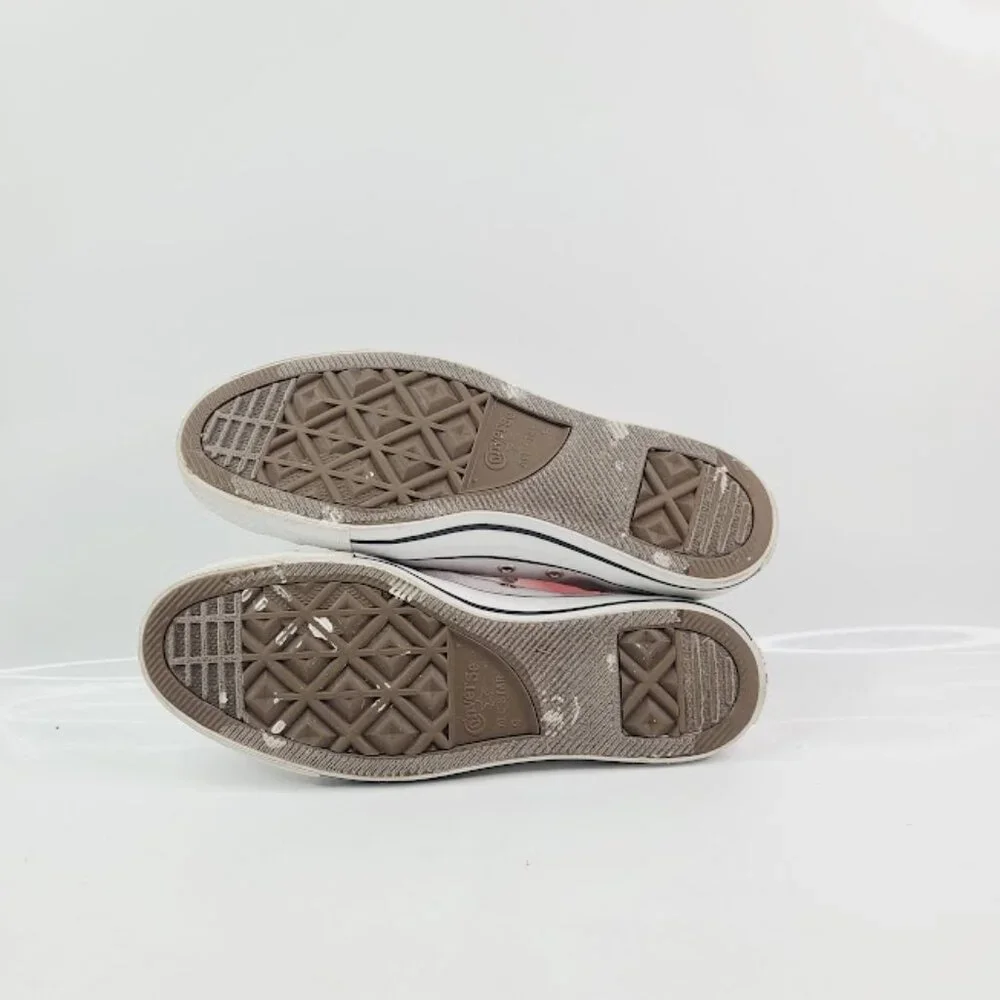 Converse Women's White Chuck‎ Lace Up Low Top Athletic Sneaker Size 11